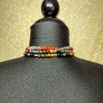 One of a kind lariat carnelian quartz tribal pendant Tuareg long Y necklace Silver Photo 15