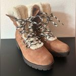 Skechers Suede/Sherpa Mid Boots Trail Troop Air Cooler Memory Foam Size 9.5 New Photo 5