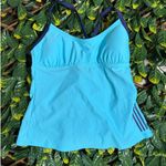 Adidas  Blue Core Solid Tankini Size Small NWT Photo 0
