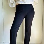 Betabrand  Classic Dress Pant Yoga Pant | Straight (Black) Size Large petite Photo 4
