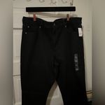 Gap Solid Black Denim High Rise Legging Jeans Size 18 Reg / 34” waist NWT Photo 7