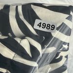 Farm Rio  Anthropologie Palm Leaf High Waisted Paperbag Shorts M Black White Photo 8