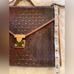 Escada vintage leather shoulder hand briefcase Photo 8