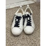 Vintage Havana Grant Silver Glitter White Leather Sneakers 6 Photo 9