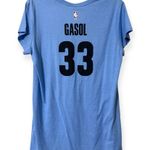 Adidas  women’s size 2XL Memphis 33 light pullover short sleeve Blue T-Shirt nwt Photo 7