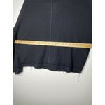 Free People  Top Size S Women's Waffle Knit DAHLIA Black Long Bell Sleeves Blouse Photo 6