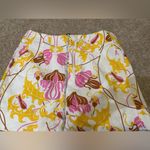 ZARA NWT Pleated High Waisted Floral Shorts Size M Photo 8