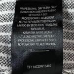 Tibi Whitby Faux Leather Panel Fit & Flare Dress 2 Stretch Tweed Monochrome Photo 10