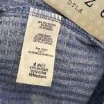 Gaze Blue Waffle Knit Pull On Short Size M New Photo 3