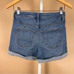 Universal Threads Universal Thread 2 / 26 High Rise Midi Button Fly Jean Shorts Jorts Rolled Retro Photo 1
