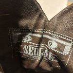 Sergal Womens Cutout Sequin Cross and Angel Wings Western Pull on Brown Boots 9 Photo 6