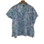 Eddie Bauer ✨ Women's Packable Camp Sz 2X Shirt Short Sleeve-Azure✨ Photo 1