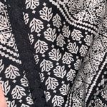 Athleta  Bandana Coast to Coast swim Cover Up woman size MEDIUM black tanish gray Photo 4