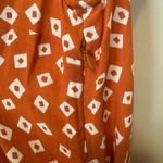 & Other Stories & Other Stories Button Down Tie Back Orange Mini Dress Photo 6
