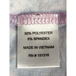 *Bette & Court Sleeveless Golf Dress Womens XL Pink Blue Floral Print 1/4 Zip Photo 3