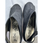 Brash Womans Espadrille Wedge Sandals 8.5 Black Peeptoe Sling Back Photo 5