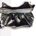 Gianni Bini Genuine Leather black shoulder purse Photo 8