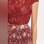 Tracy Reese Anthropologie Plenty by Red Lace Arcadia Midi Dress Size 6 Photo 2