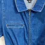 Urban Outfitters BDG Denim Blue Cotton Belted Jumpsuit Romper Size 8 Photo 5