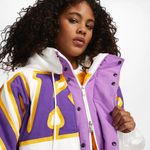 Nike NWT  X AMBUSH LAKERS WHITE PURPLE PUFF JACKET Photo 7