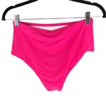Halara Solid High Waisted Bikini Bottom Swimsuit Pink M Photo 6