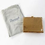 Vintage 50’s Duramesh Gold Glam Wallet Clutch with Dustbag Photo 1