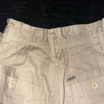 Jordache Vtg 90’s  high waist paper bag khaki shorts sz 11/12 NWT Photo 5