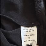 Ember Blouse Women's Black 3D Flower Short Bell Sleeve Chic Elegant Size M Size M Photo 5