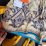 NWT Junglee Billee Boho Elastic Shorts w/ Beaded Tie Size XS / Small / Medium Blue Photo 6