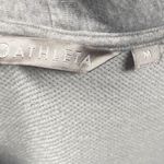 Athleta Wrap Open Cardigan Size M Light Grey Embroidered Carolina Breeze Photo 3