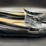 Cole Haan Women’s Shoe Patent Penny Loafer Driving Black Shiny India Size 7 1/2” Photo 0