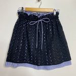 ZARA Eyelet Lace Paper Bag Skirt Photo 0