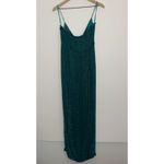 RETROFETE Katya draped sequined chiffon gown Emerald New Womens XS Green Photo 4
