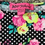 Betsey Johnson  Pink Floral Polka Dot Top Photo 1