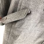 Fay Womens Pea Coat Double Breasted Pleat Gray S Photo 2