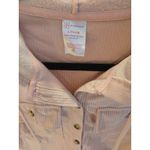 No Boundaries  Women's Juniors L Pink Corduroy Hooded Cropped Jacket Y2K Shacket Photo 1