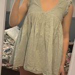 Mustard Seed Light Teal Mini Dress Photo 0