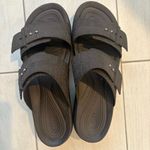 Crocs Crocks Brooklyn Buckle Lite Ride Low Wedge Sandal Women Sz 10 Platform Gorpcore Photo 6