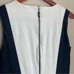 Angelo Marani Italia Colorblock Black‎ White Sheath Dress Size 44 (US 8 or Med) Black Photo 6