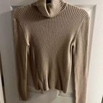 The Limited Cozy beige sparkle Turtleneck Sweater m  Photo 0