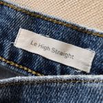 frame denim Frame Le High Straight Blue Distressed Jeans size 31 Photo 9