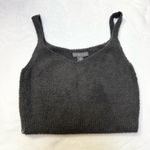 Barefoot Dreams CozyChic Luxe Crop Camisole - Carbon - Small - NWT Photo 0
