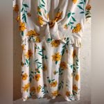 Lush Clothing Lush Mini Dress Yellow Green Floral MED. garden girl brunch summer colorful Photo 5