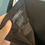 AQUA  Black Crop Pants with Pom-Pom Trim | Size Small Photo 4