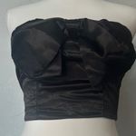 Nasty Gal  Black Satin Crop Top Photo 9