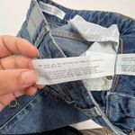 ZARA ‎ Denim Shorts Womens 2 High Rise Grommet Side Fray Hem Summer Cutoff Photo 4