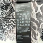 ALLSAINTS Penny Ambiant Animal Print Long Sleeve Blouse Size Large Photo 8