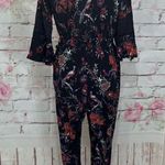 Anthropologie Maeve  3/4 bell sleeve tapered leg tie waist jumpsuit Photo 7
