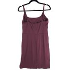 Halara Spaghetti Strap Square Neck Corset Bodycon Midi Casual Dress Purple XS Photo 6