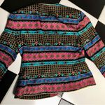 Adrianna Papell Vintage 90s Safe Silk by Blazer Evening Jacket Baroque Rope sz12 Photo 9